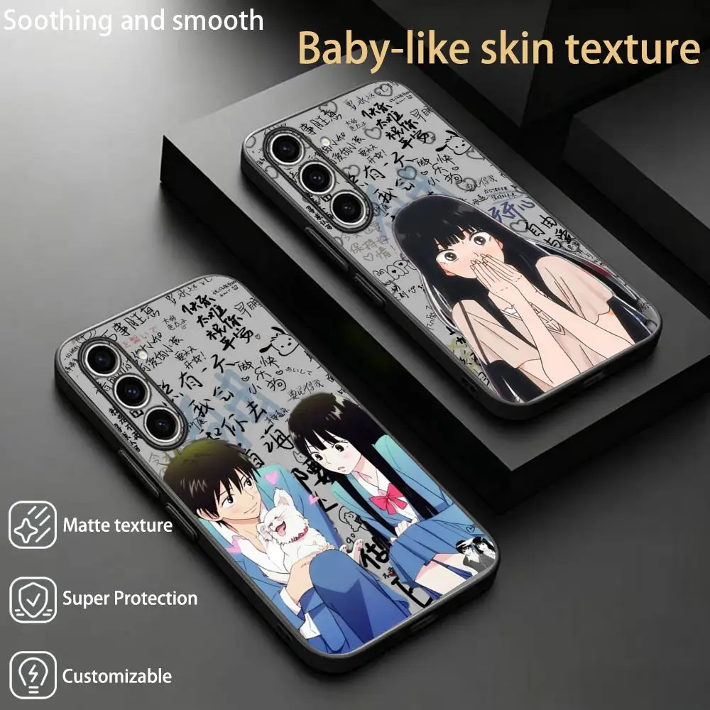 Fashion Sawako Kazehaya pattern  Phone Case For Samsung Galaxy S26 S25 S24 S23 S22 S21 Plus Ultra Fold A Soft Black