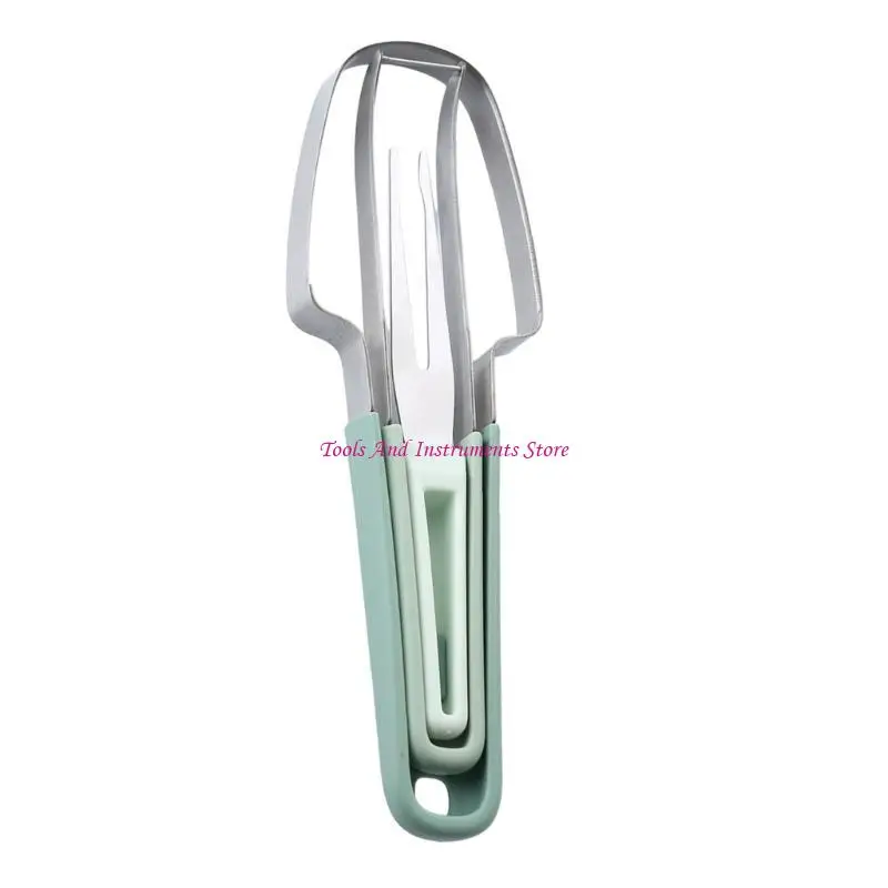 Watermelon Cutter Slicer Tool Portable Fruit Fork for Camping Kitchen Tool C7AC