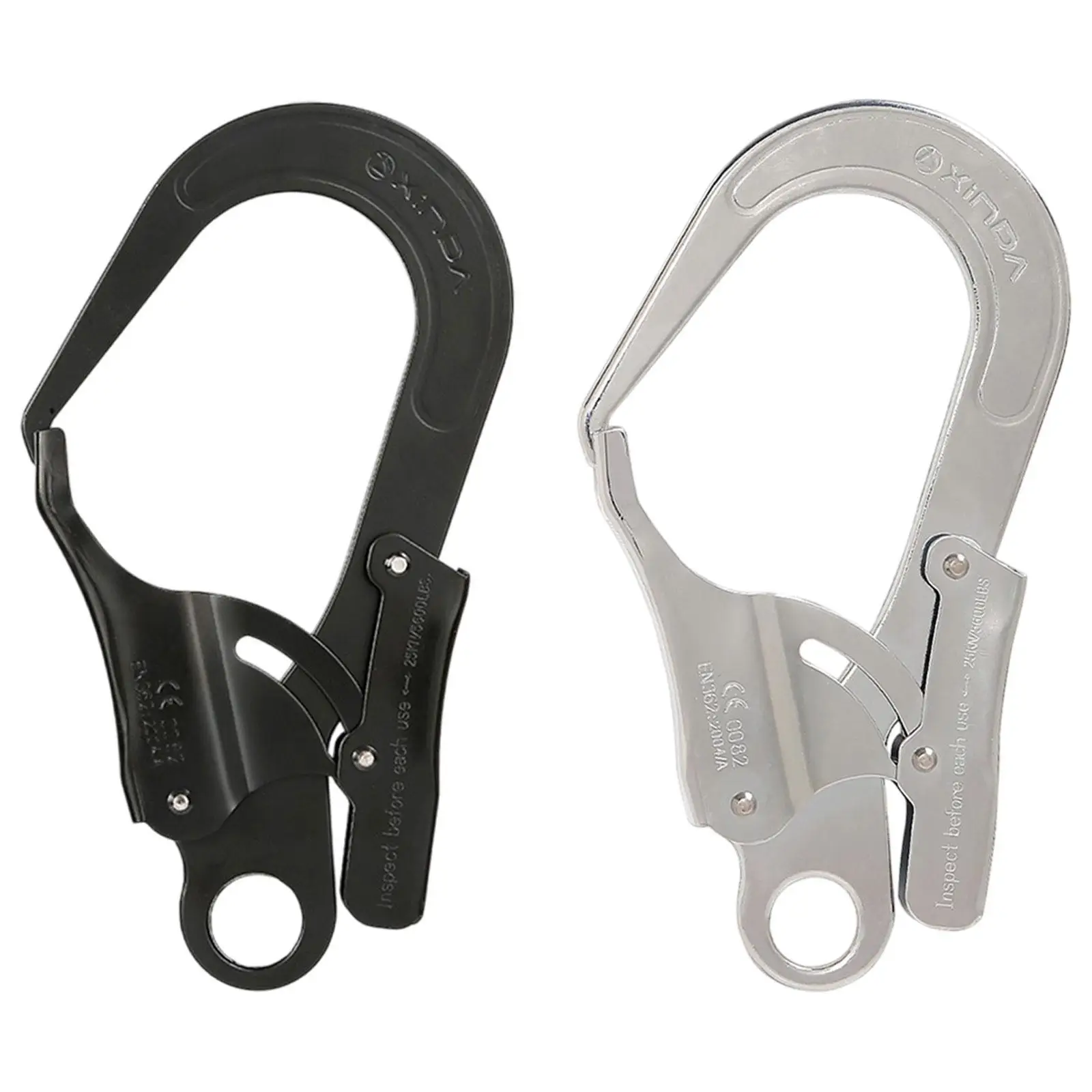 Auto Locking Carabiner Metal Locking Snap Hook for Camping Caving Rappelling