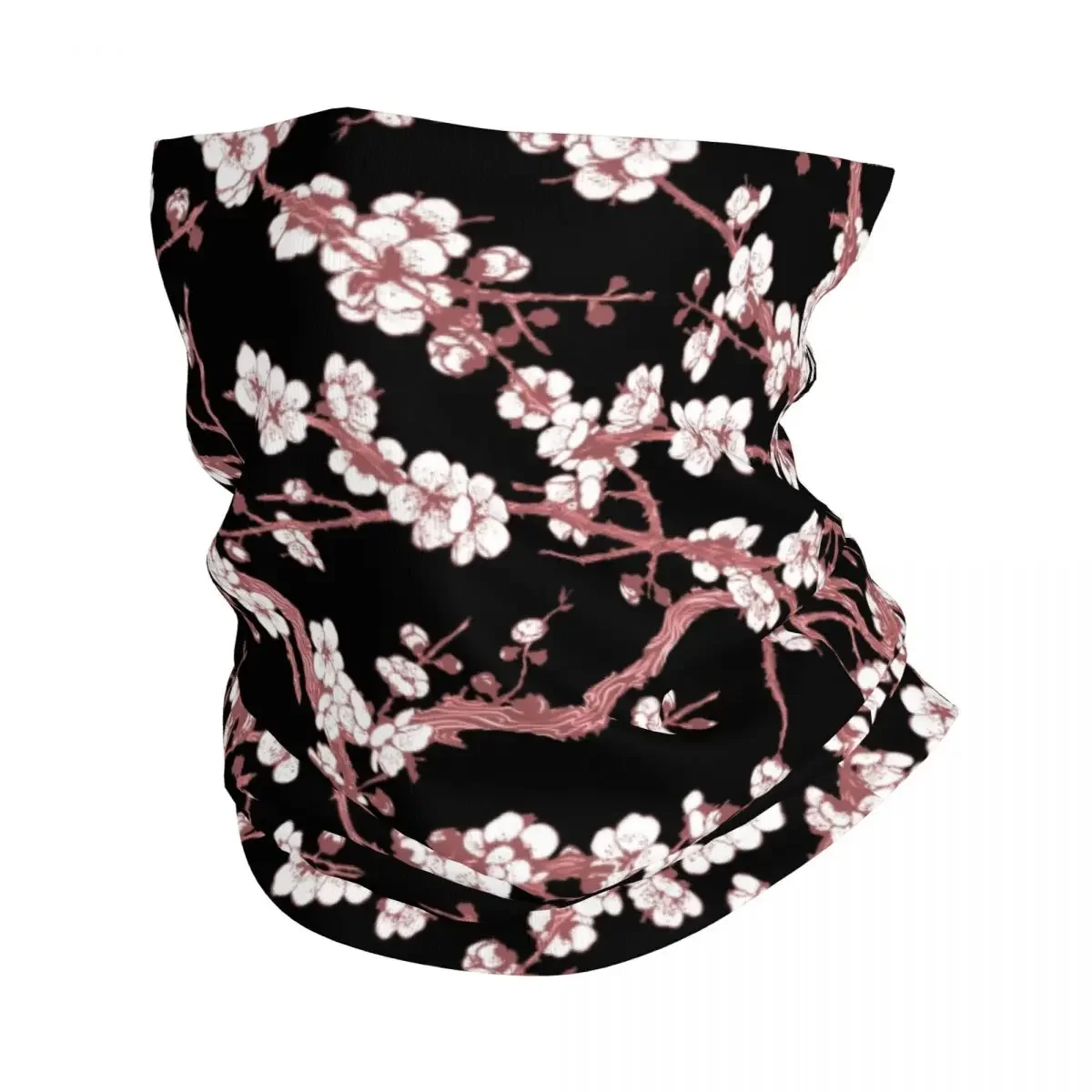 Sakura Tree Cherry Blossoms Bandana Neck Warmer Women Men Winter Ski Tube Scarf Gaiter Flowers Floral Face Cover