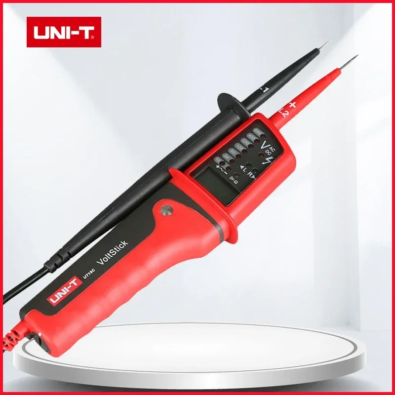 Imagem -03 - Medidor de Tensão Digital à Prova Dágua Testadores de Tensão com Display Lcd Alcance Automático Rotação de Fase ac e dc 24v690v Uni-t-ut15c
