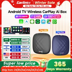 Carlinkit 5 CarPlay Mini Ai Box Wireless CarPlay Wireless Android Auto For Audi Mazda Toyota For Netflix For YouTube 4G LTE GPS