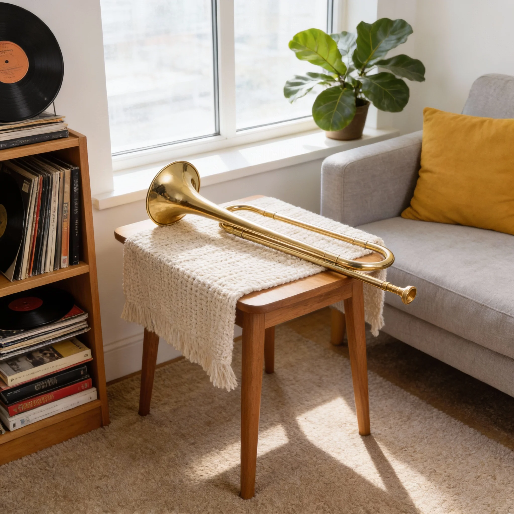 

Exquisite Trumpet for Beginners High-Grade Brass Construction Great Gift for Kids Learning Music Or Stage Use