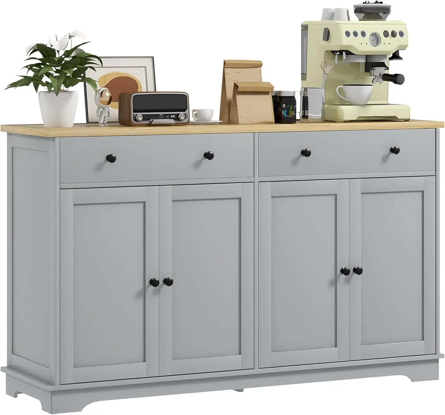 Sideboard Buffet Cabinet with Storage, 55