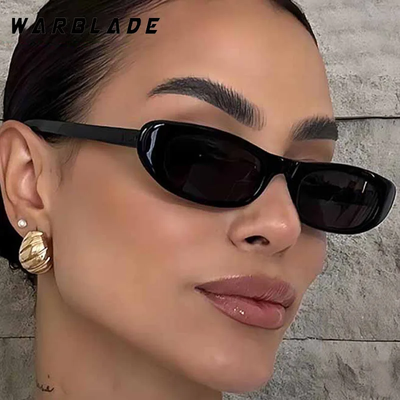 

Vintage Sexy Narrow Small Oval Frame Women's Sunglasses Luxury Brand Designer Men Sunglass Summer Travel Female Eyewear UV400