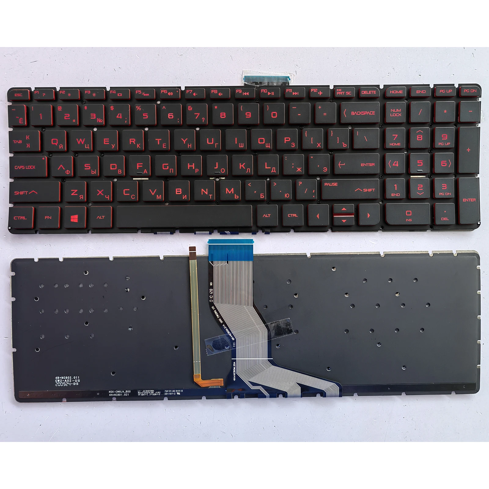 

Клавиатура для ноутбуков HP 15-ab, 15-ak, 15-bc, 15-ab000, 15-ab100, 15-ab200, 15-ab000 (русская раскладка)