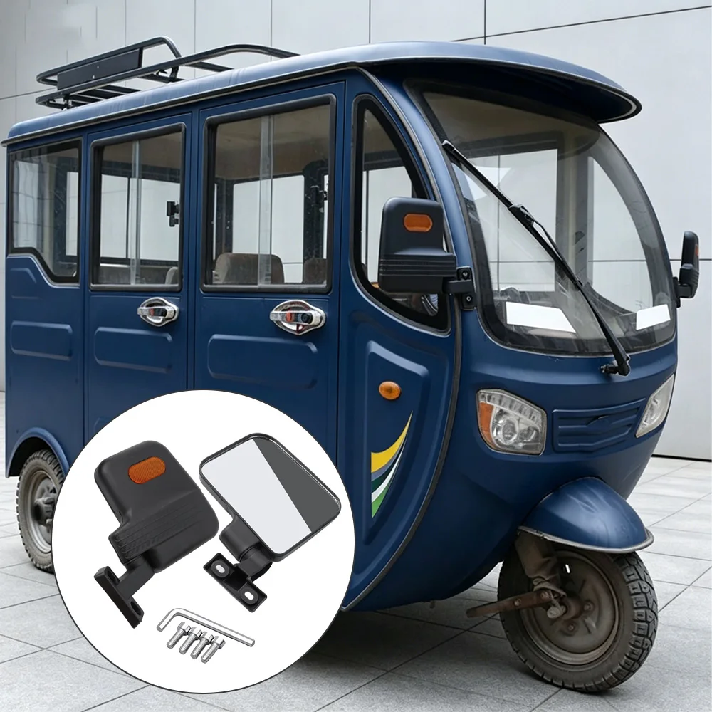 

1 Set Left and Right Rearview Mirror for Electric Bicycles, Tricycles, Mobility Scooters and Similar Small Vehicles