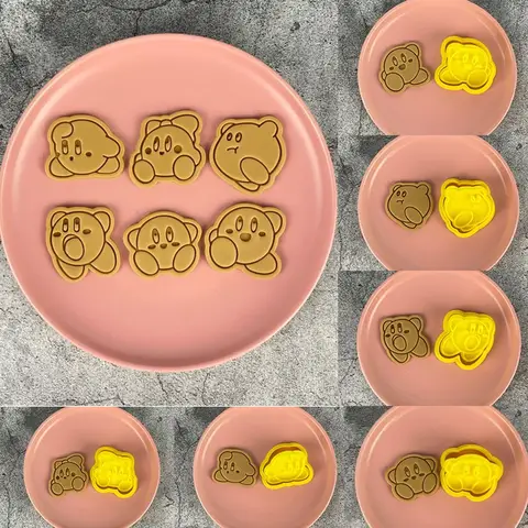 Star Kirby เด็กบิสกิตแม่พิมพ์อะนิเมะชายหญิง Handmade Butter คุกกี้แยกกดบิสกิตบดเบเกอรี่เครื่องมือของขวัญวันเกิด