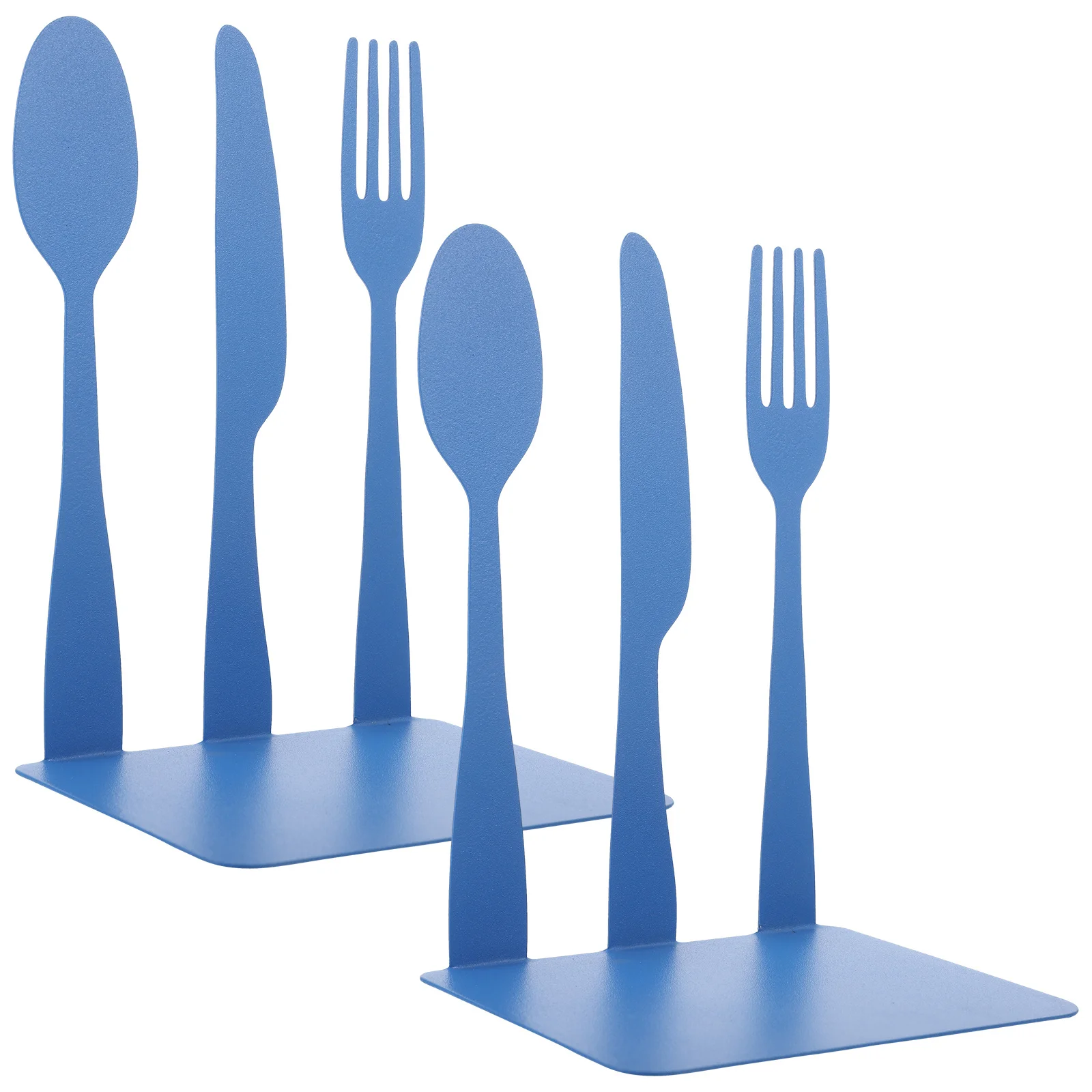 2Pcs Iron Bookends Strong Hold Book Organizers for Desk Shelf Study Room Decorative Metal Book Supports Home Office Use