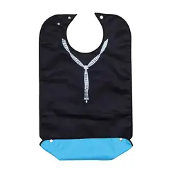 Adult Waterproof Adult Mealtime Bib Cloth Protector Clothes Bib Cook Protector Tool Aid Cook Dining Clothes Disability Aid Apron