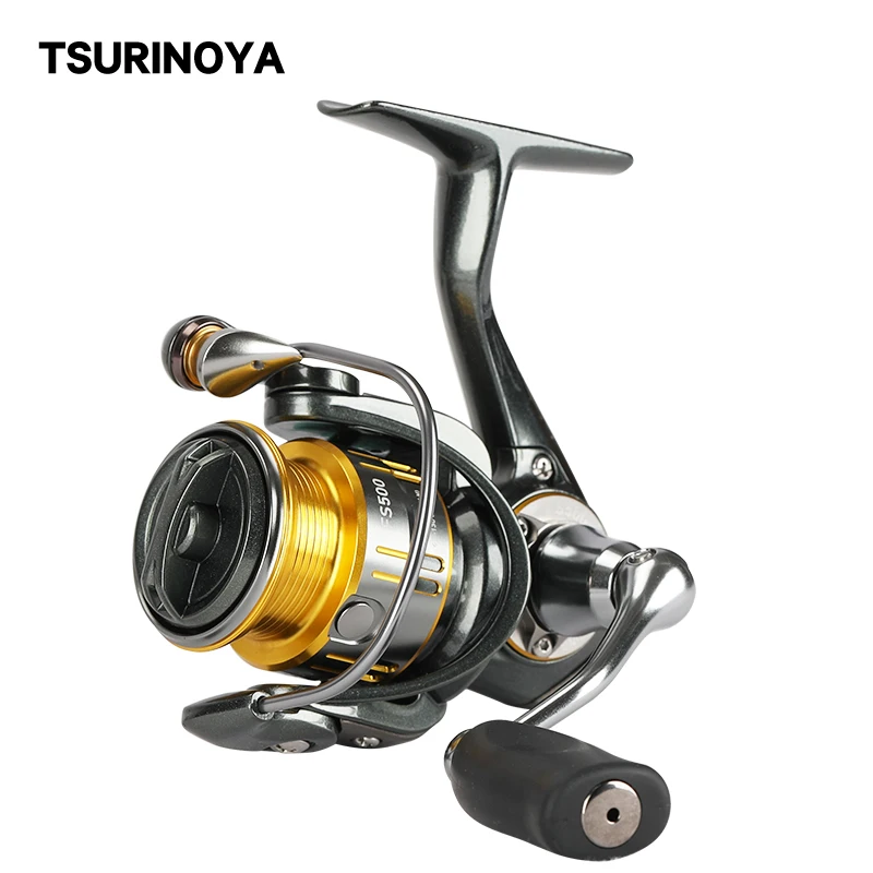 

TSURINOYA Light Game Ultralight Spinning Fishing Reel FS 500 800 1000 9+1BB 4kg Drag Power Bait Finesse Stream Bass Trout Reel