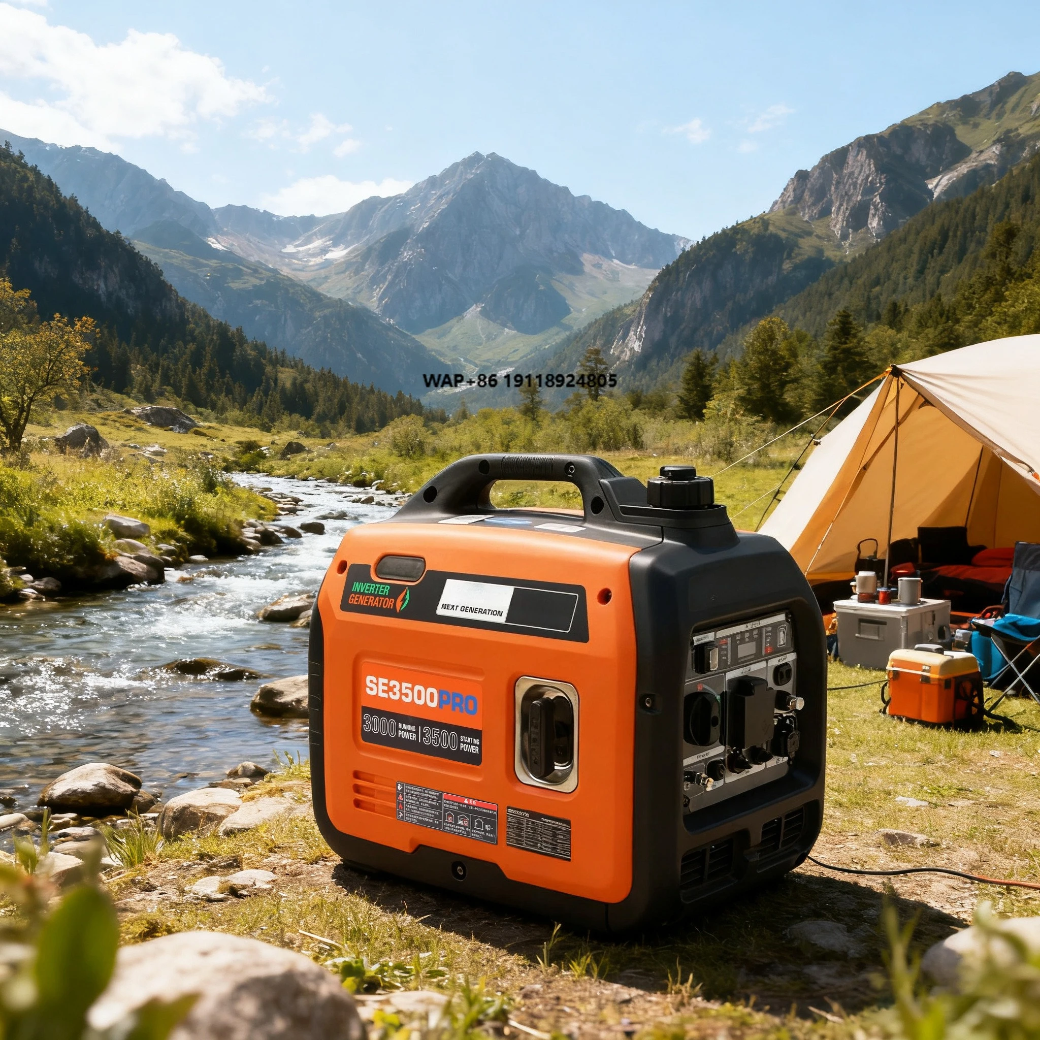 3.5KW Efficient  Inverter Generator Reliable Clean Power for Sensitive Devices Outdoor Activities