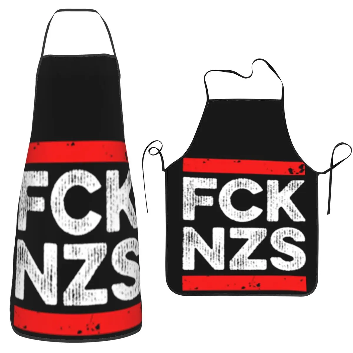 

Fck Nzs против правого, приличный фартук против расизма, шеф-повар, кулинария, кухня, нагрудник без рукавов, кухонный сарафан для уборки