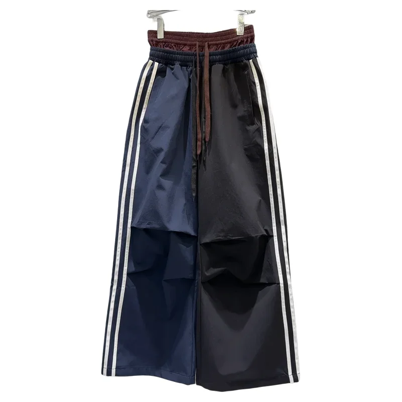 Fashionable Wide Leg Pants with Double Waistband for Women, 2024 Fall New Arrival