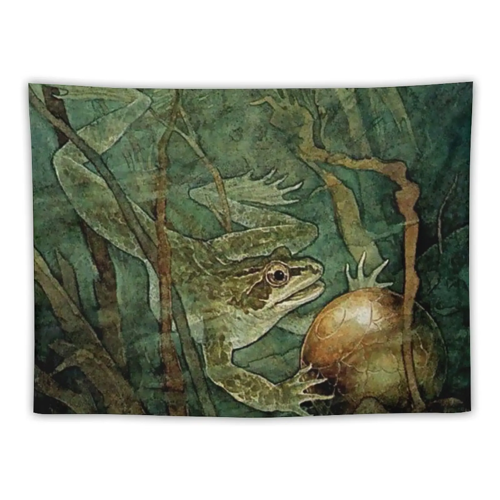 “The Frog Prince and the Golden Ball” by Edmund Dulac Tapestry Wall Decoration Kawaii Room Decor Decoration For Bedroom Tapestry