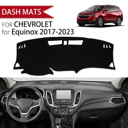 For Chevrolet Equinox 2017-2023 Car Dashboard Cover Avoid Light Pad Instrument Platform Cover Mat Carpet Accessories