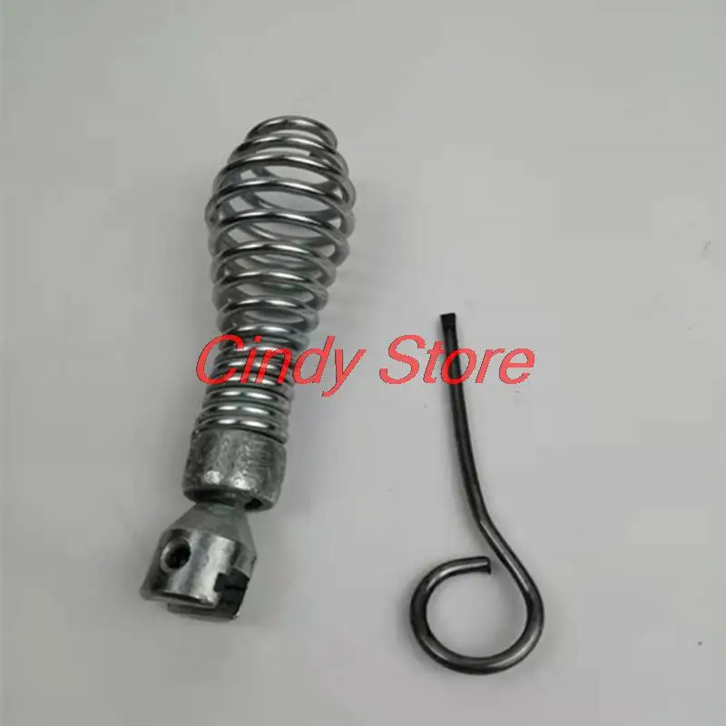 16mm Pipe Dredging Spring Fitting Multidirectional Universal Tool Head Steel Wire Dredging Mechanical Electrical Drill Connector
