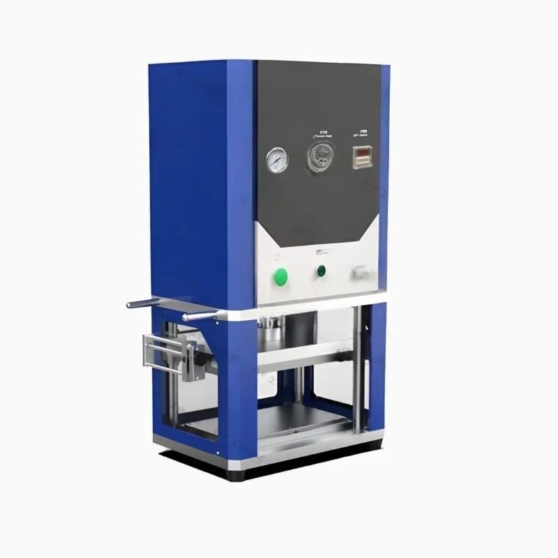 Semi-automatic electrode die-cutting machine with motor 100W 220V positive/negative molding small die-cutting equipment