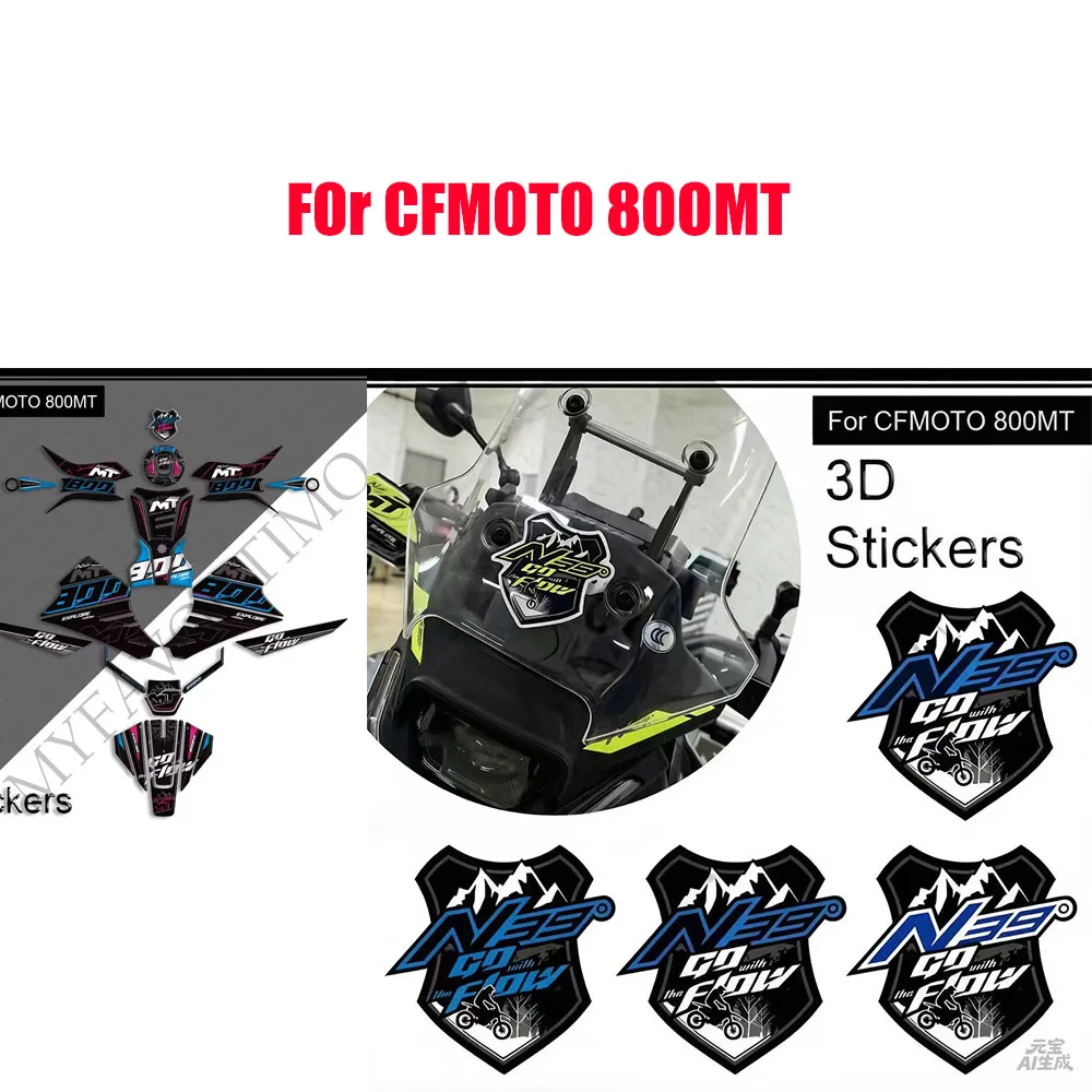 For CFMOTO 800MT  CF moto MT800 Sport Explore Touring Adv Adventure Sticker Protection Kit Tank Pad Fuel Tank Motorcycle decals