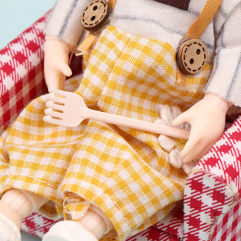 [JN] 2 pièces 1:12 maison de poupée Miniature Mini grattoir arrière modèle accessoires de décoration jouets