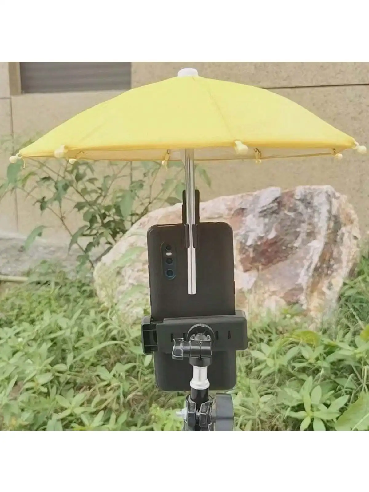 AliExpress NONE 1Pc Cute Mini Clip Umbrella Phone Sunshade Cycling Sun Protection Decor Ornament