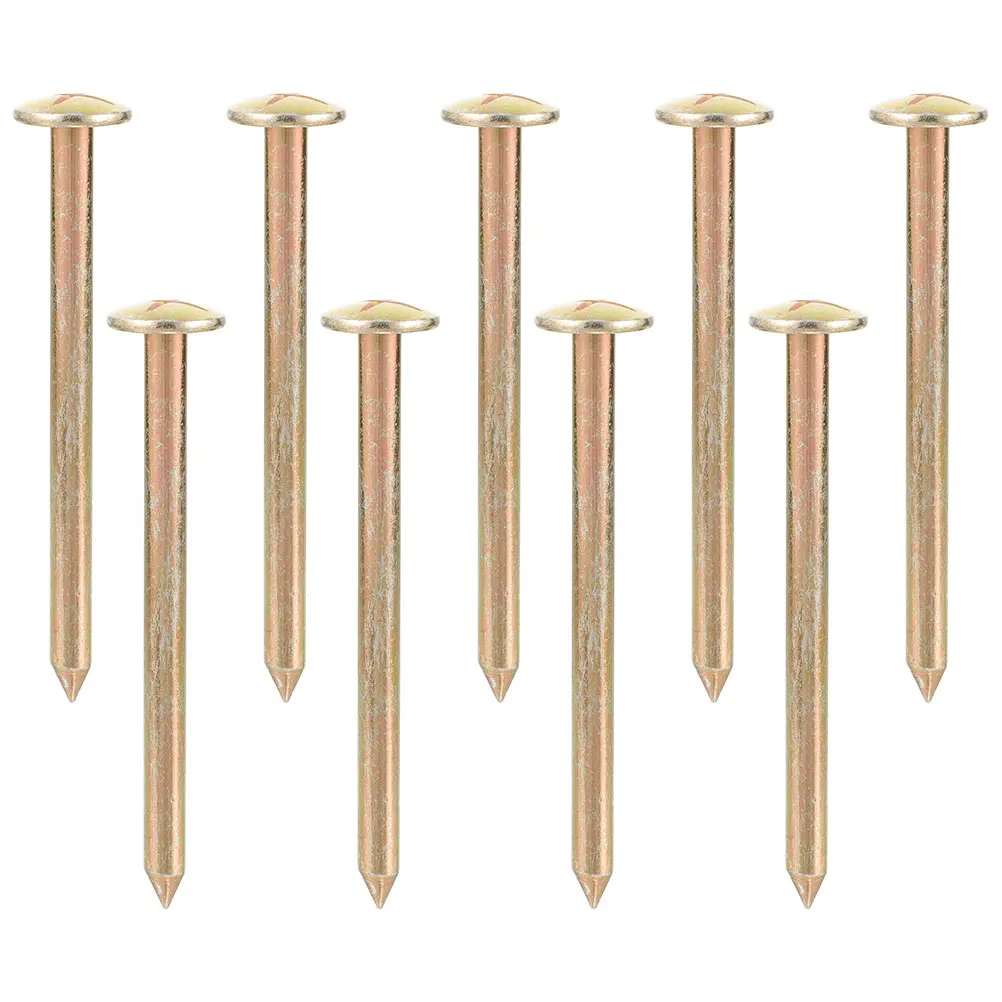 

5pcs Stainless Steel Survey Nails High Precision Measurement Marking Stakes Reusable Portable Permanent Marker For Land Lawn