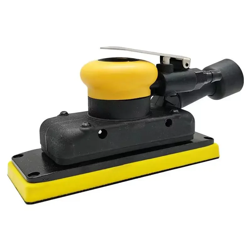 70*198mm Square Air Orbital Sander Rectangular Pneumatic Dry Grinder Central Vacuum Ready Pneumatic Sanding Sandpaper Machine