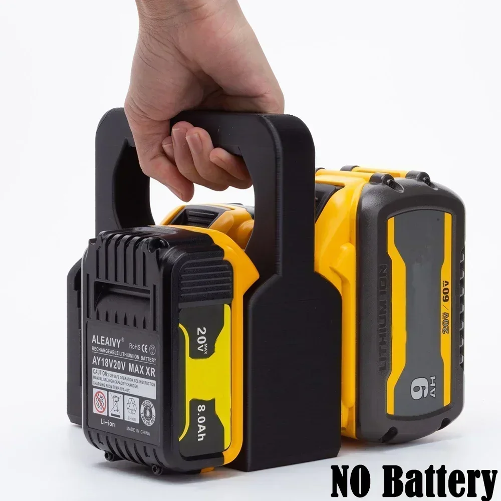 ที่ใส่แบตเตอรี่4X สำหรับตัวยึดตัวจับแบตเตอรี่ DeWalt 18V (ไม่มีแบตเตอรี่)