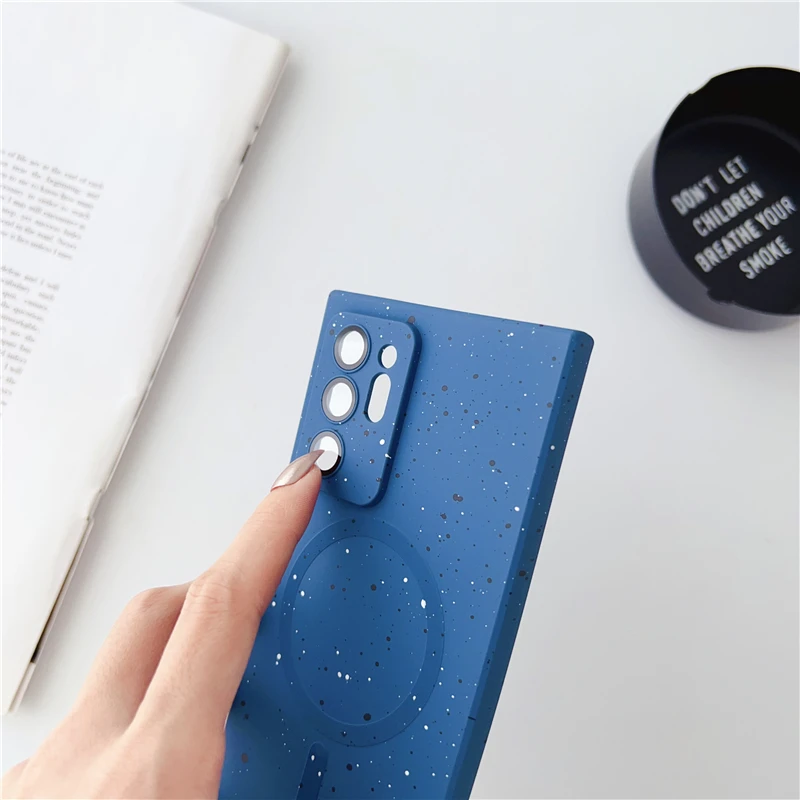 Luxury colorful Soft Silicone Wireless Charging For Magsafe Case For Samsung Galaxy Note 20 Ultra 10 Plus Magnetic Cover Cases