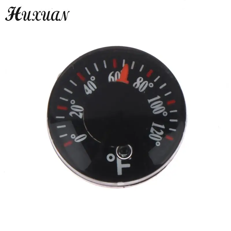 1Pc Mini Round Diameter 20mm Outdoor Waterproof Plastic Circular Car Thermometer pointer Degrees Celsius Thermometer