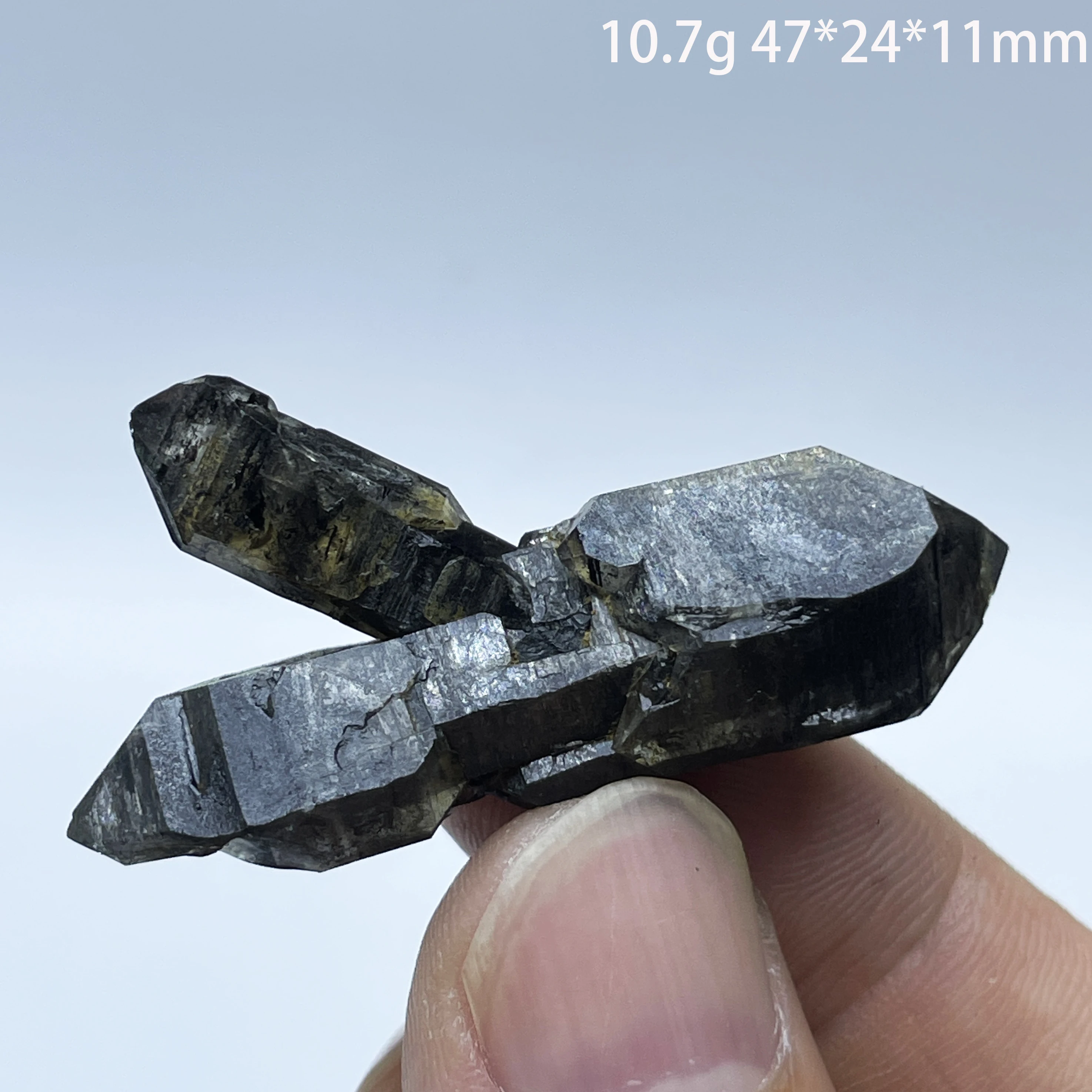 Natural Raw Stone Skeletal Crystal Herkimer Diamond Mineral Specimen Quartz Healing