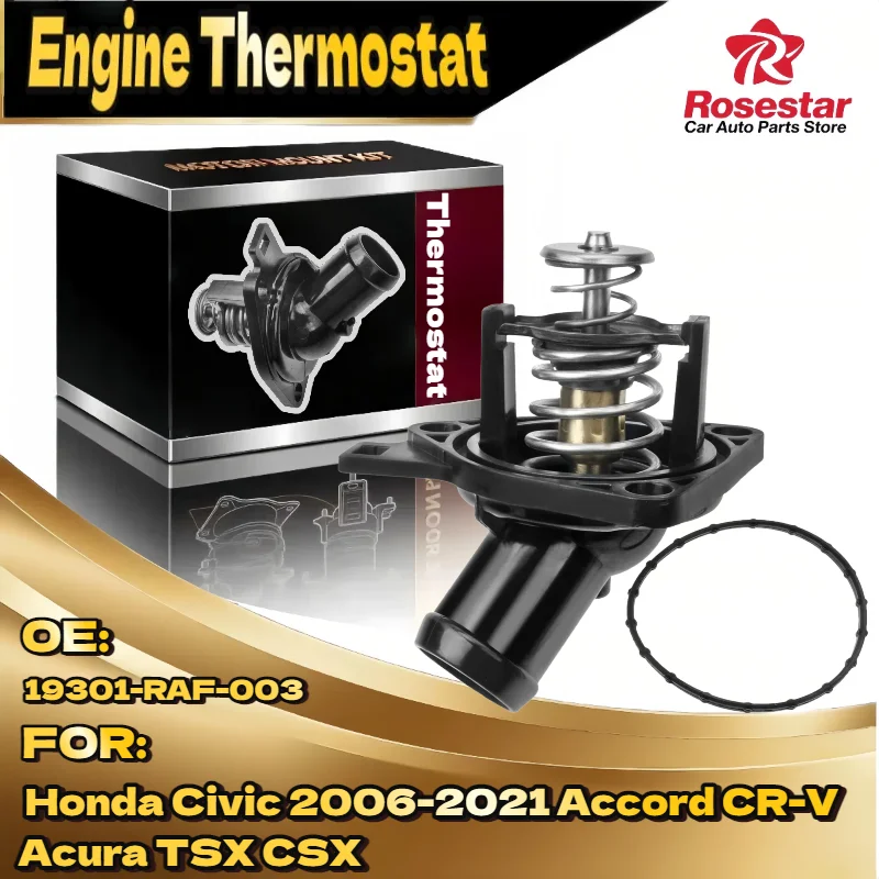 

Thermostat Housing Assembly for Honda Civic 2006-2021 Accord CR V for Acura TSX CSX OE 19301RAF003 19301RAF004 193105A2A02