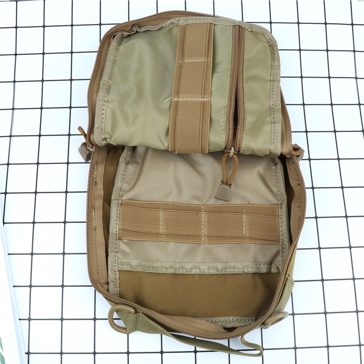 

Multifunctional Waist Pack Sling Bag Outdoor Camping Camouflage Toolkit Portable Nylon Storage Design Phone Bag