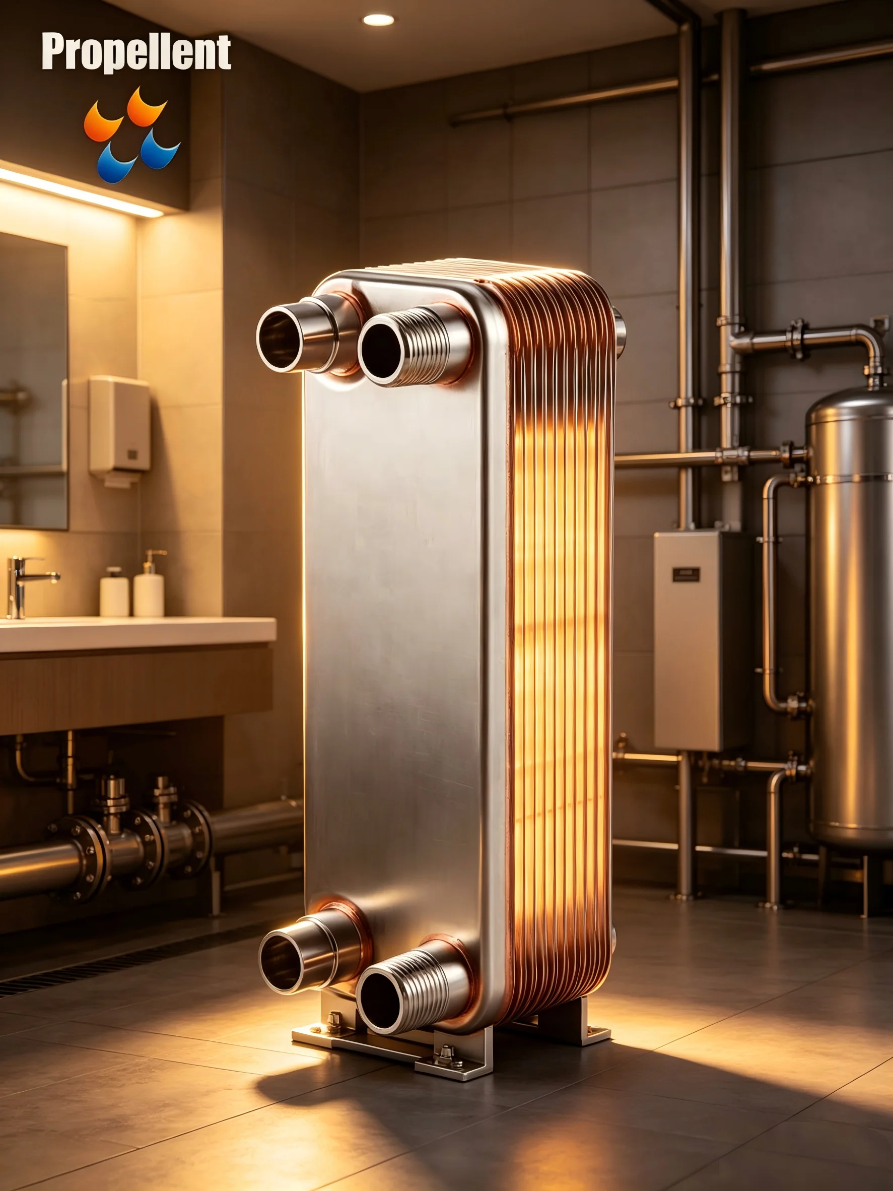 Oil Cooling Brazed Plate Heat Exchanger for Machinery