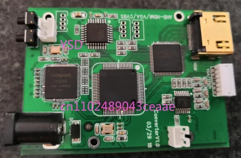 AHD41 4 in 1 HD Video Signal Convertor Board Factory Direct for AHD TVI CVI CVBS to HDMI VGA CVBS