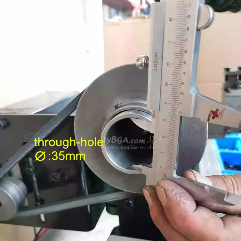 35mm Desktop CNC Lathe Machine 90mm Chuck 370W Motor 3/4 Jaws Clamping 2-80mm for Wood And Metalworking - Turning Center
