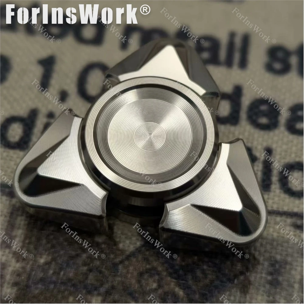 NJT 베이더 스테인레스 스틸 나이프 패턴 Fidget Spinner 불안 장난감 손가락 끝 자이로 금속 Fidget 장난감