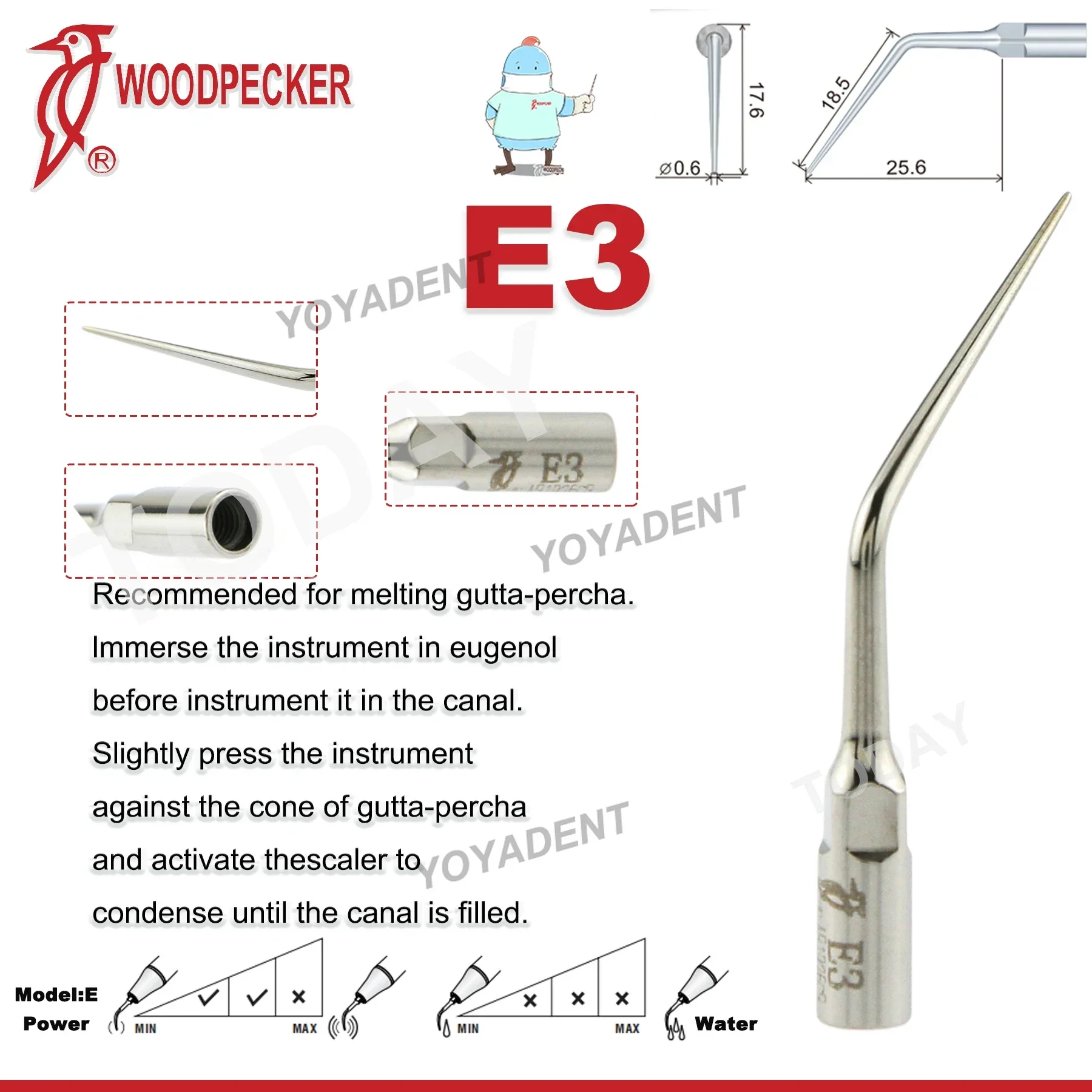 Specht Tandheelkundige Ultrasone Piezo Scaler Handstuk LED HW-5L Scaling Tips Fit UDS EMS Ultrasone Scaler Tandheelkundige Gereedschappen - afbeelding 1