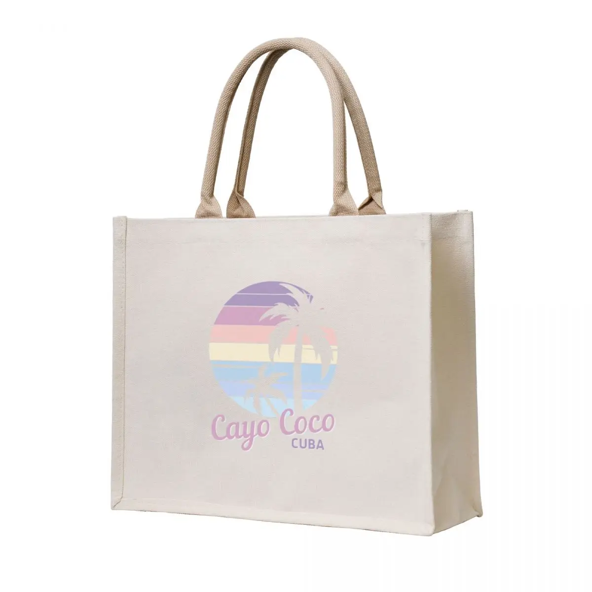 

Cayo Coco, Cayo Coco Vintage Sunset, Cayo Coco Cuba Sunrise, Beach Lifestyle, Ocean Waves,Tropical Vacation Tote Bag
