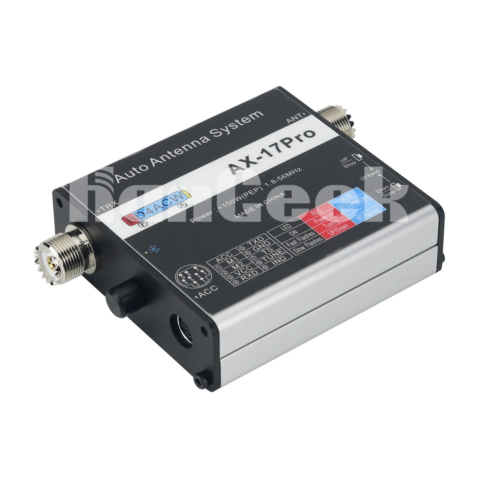 Hamgeek AX-17 Pro Automatic Screwdriver Antenna Controller for ATAS-120A M-120A M-130A and Tarhell Little II