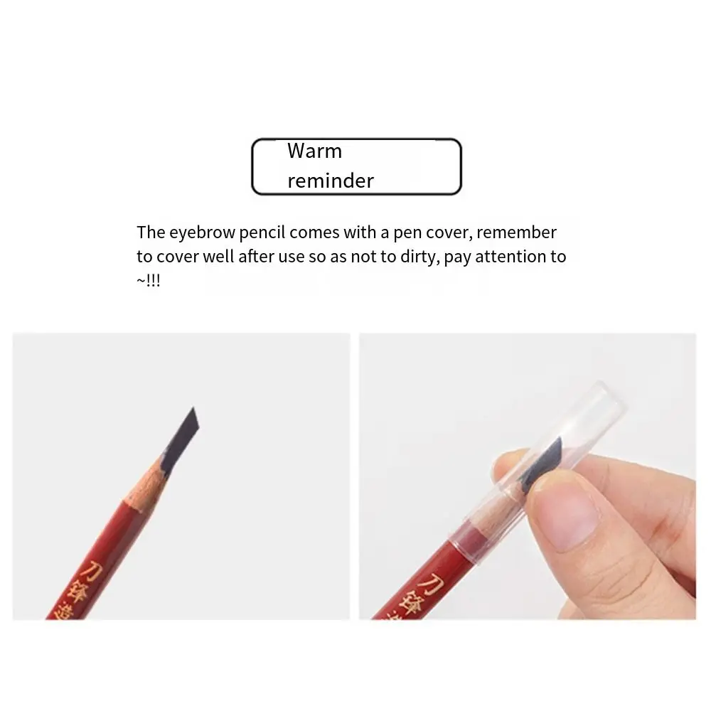 Enhancer Holz breiten Augenbrauen stift für Anfänger harten Augenbrauen stift Augenbrauen tönung Microb lading Marker Pen Permanent Tattoo Pen