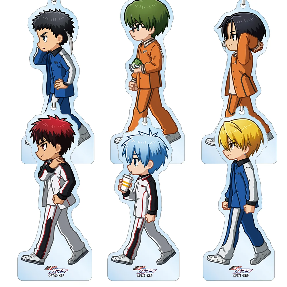 Kuroko's Basketball Kuroko Tetsuya Kagami Taiga Kiyoshi Teppei Midorima Shintaro Acrylic Keychain Bag pendant anime goods Gifts