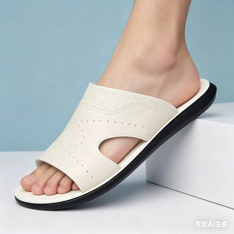 

Men's Summer Fashion Outdoor Sandals Anti-slip Wear-resistant Beach Shoes Comfortable Slippers for Casual Use-2506