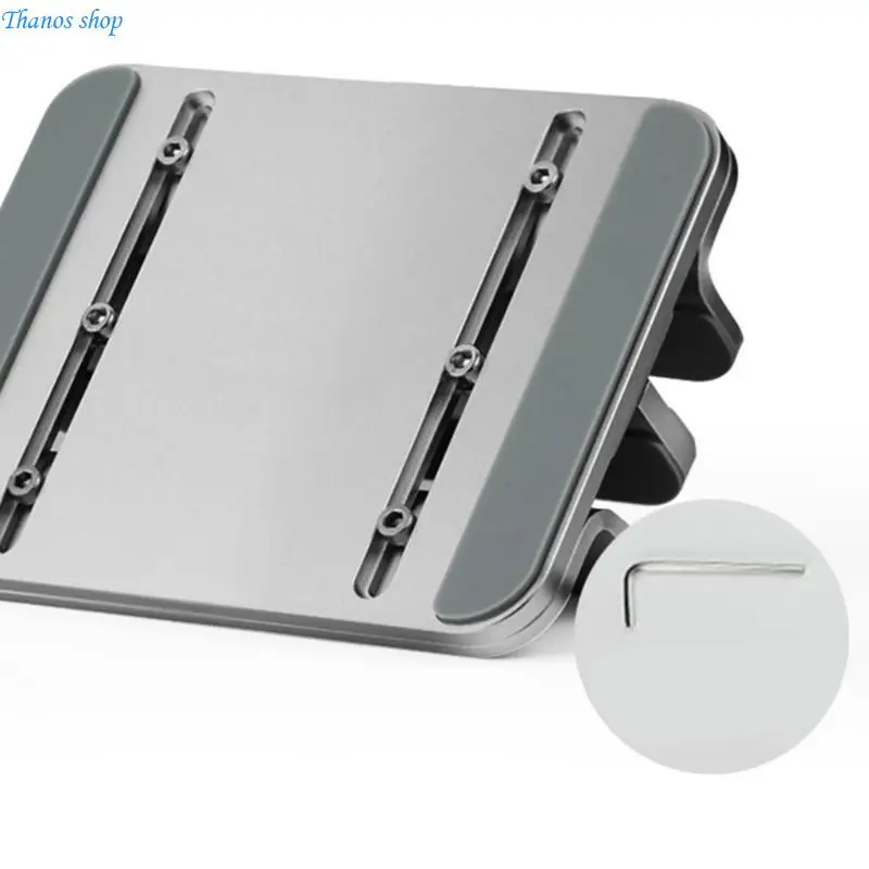 Adjustable Vertical Laptop Stand Aluminum Alloy Laptop Holder 3 in 1 Design Space-Saving for All Laptops X37A