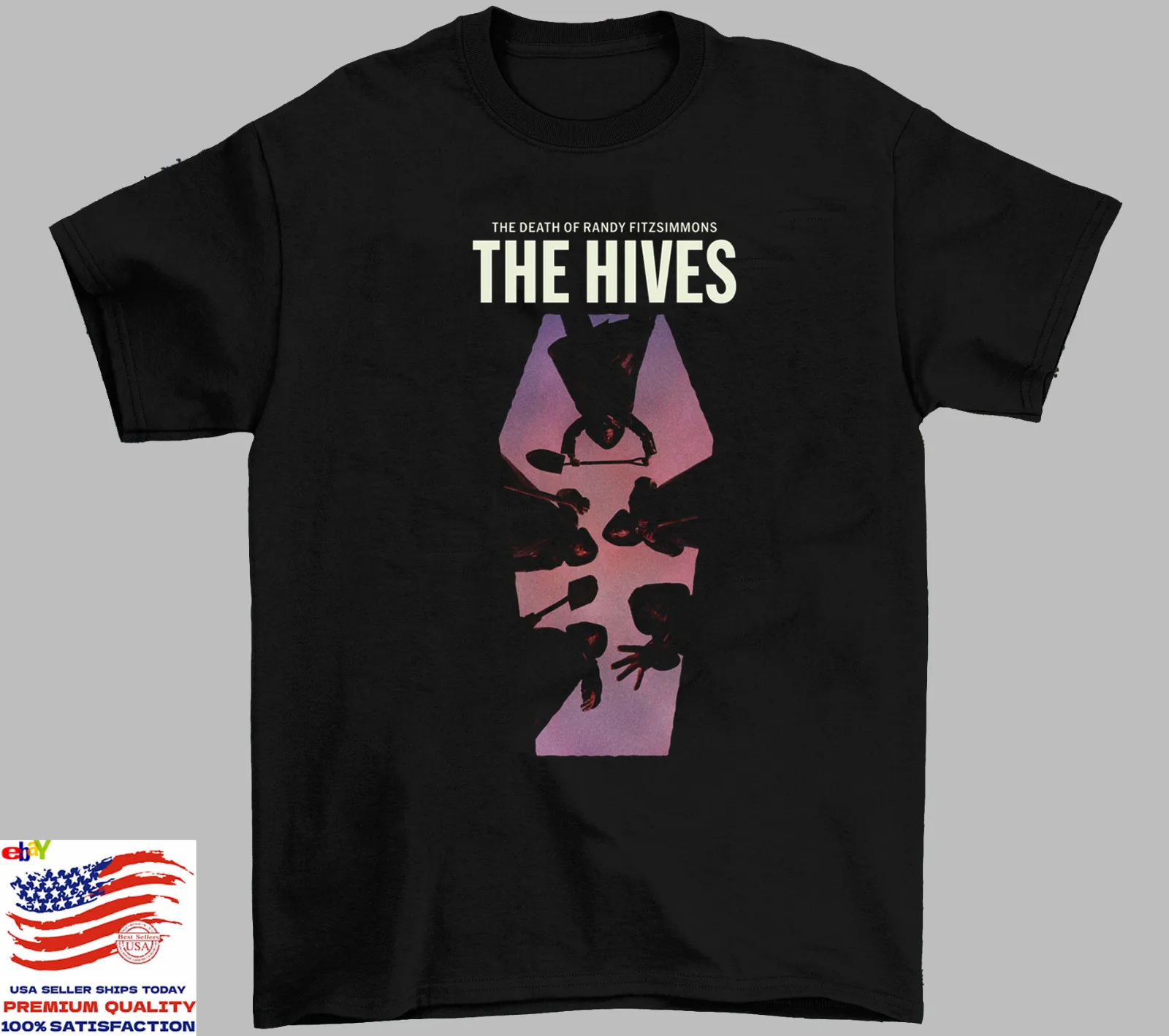 The Hives Band la mort de Randy Fitzsimmons t-shirt en coton pleine taille S-5XL