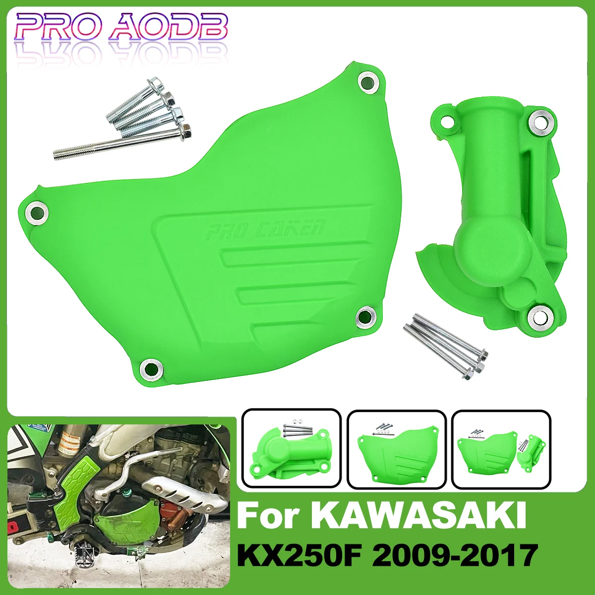

Motorcycle Engine Clutch Protection Water Pump Protection Cover For KAWASAKI KX250F KX 250 250F 2004-2016 2009-2017 Dirt Bike