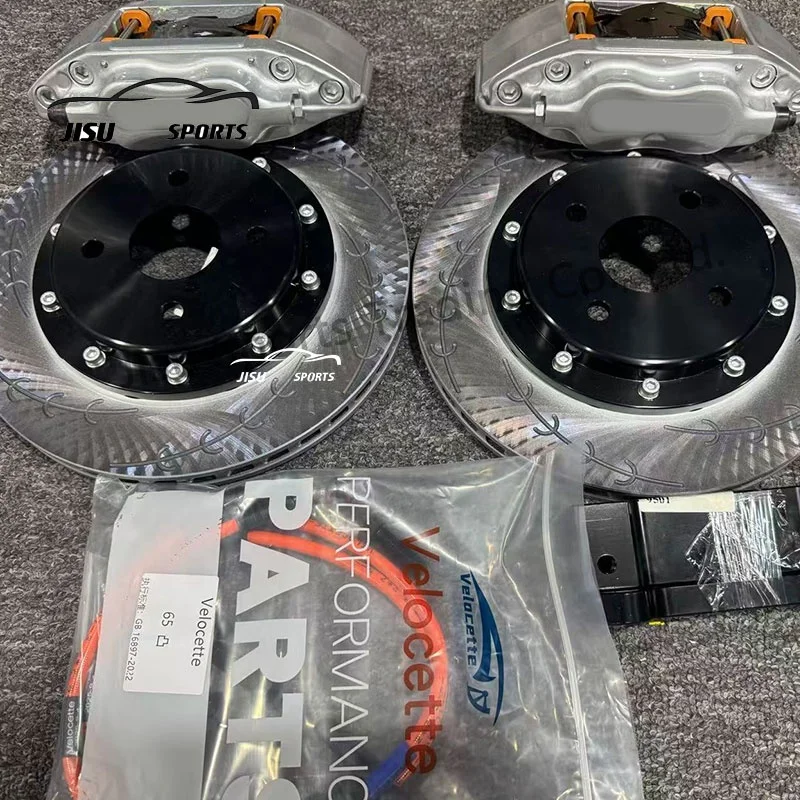 7600 Car Brake Set 4 Piston Brake Caliper Lightweight Caliper 285MM Racing for Toyota Hilux Corolla Innova Reiz for Civic GK5