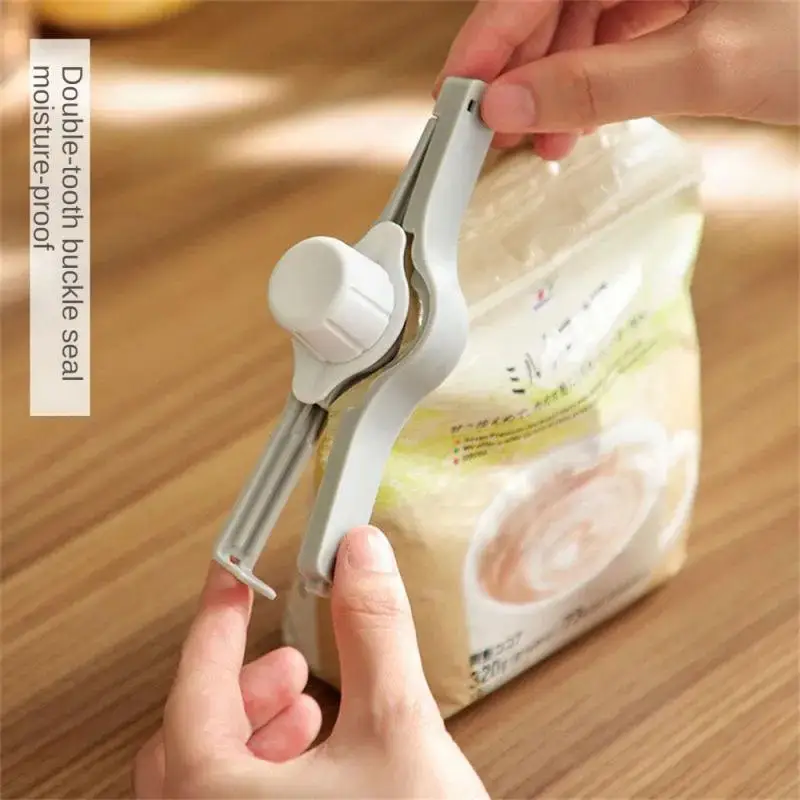 Seasoning Sealing Clip Condiment Snack Bag Seal Clamp Coffee Package Storage Clip with Lid Kitchen Accessories Food Fresh Tools