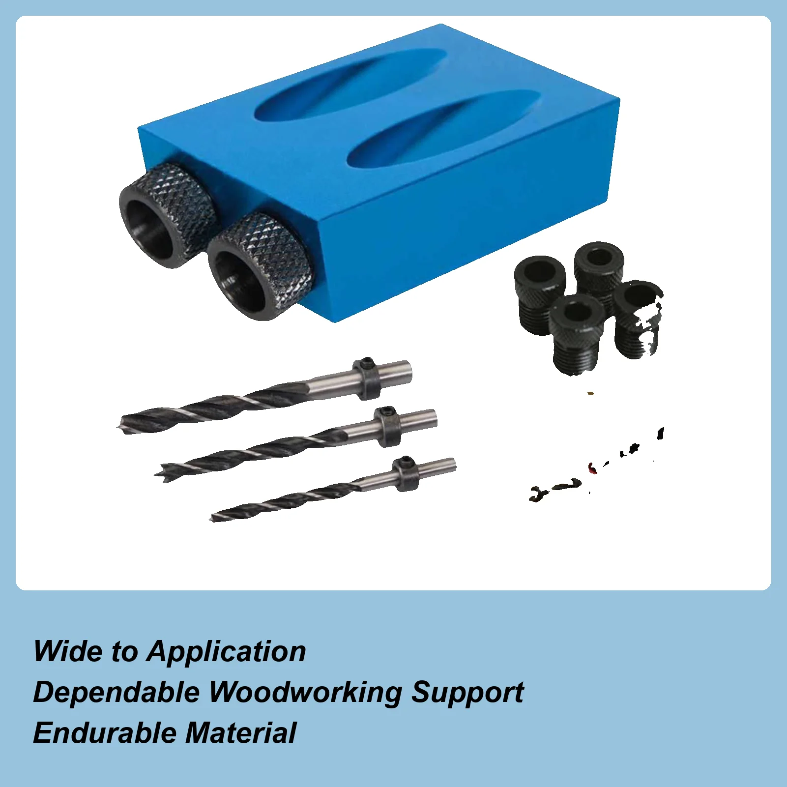 

Pocket Screw Jig 15 Degree Woodworking Jigs Portable Locator for Wood Carpentry Furniture Cabinet Project Drilling Screw