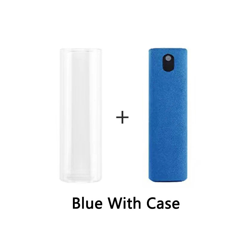 2-in-1-Telefon-Bildschirmreiniger, Spray, tragbares Tablet, Handy, Touchscreen-Reiniger, Mikrofasertuch-Set, Glasreinigungsartefakt